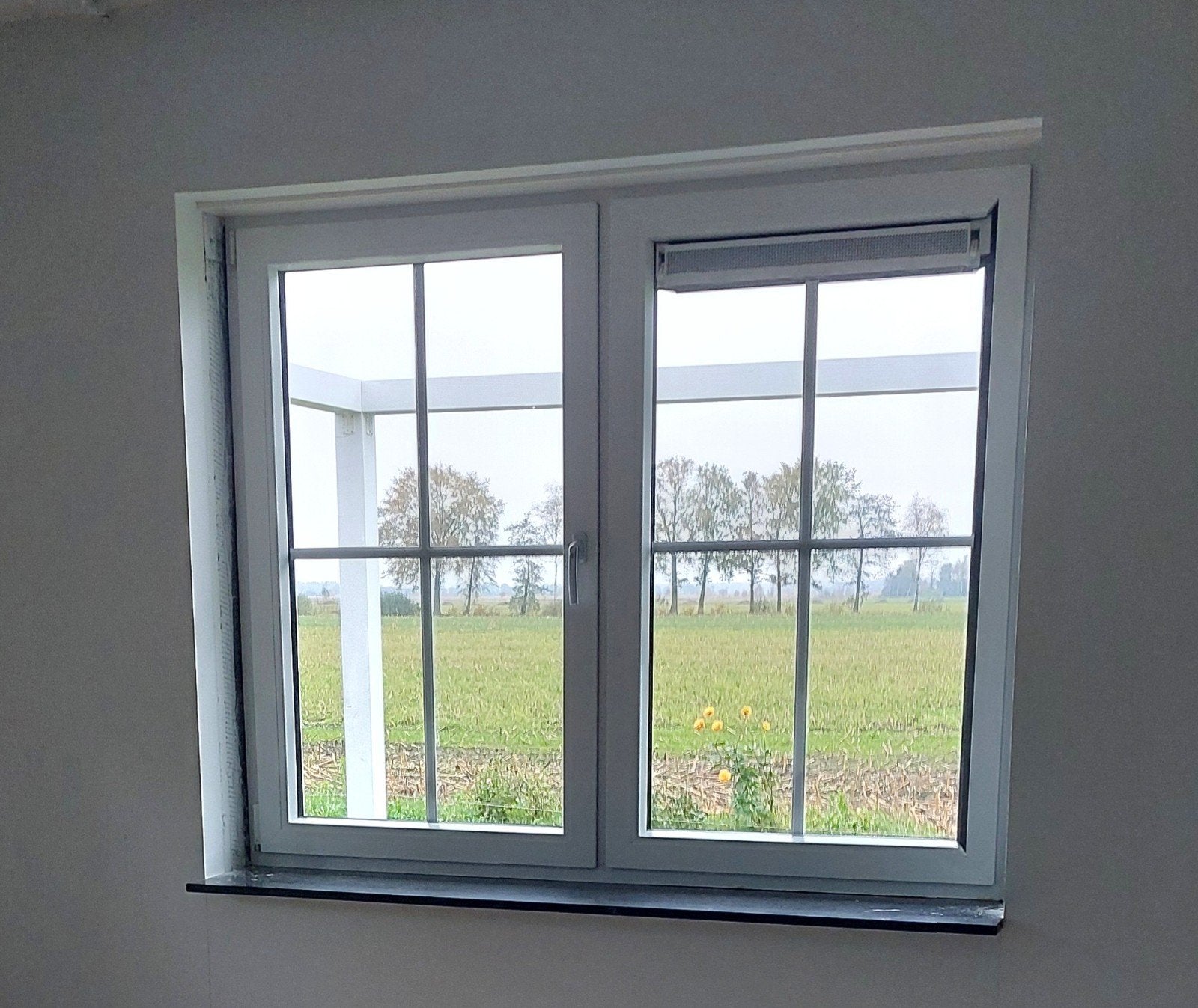 Kunststof kozijn inclusief glas, Doe-het-zelf en Verbouw, Ophalen, Kunststof, Raamkozijn, Inclusief glas