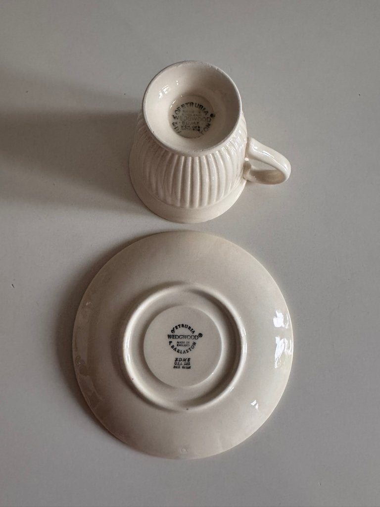 Wedgwood of Etruria & Barlaston Edme kop & schotels 2 stuks, Ophalen of Verzenden