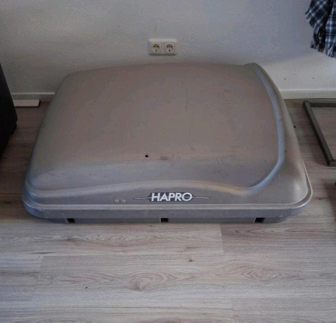 Te koop: Hapro dakkoffer funbox ca 325L, Auto diversen, Dakkoffers, Ophalen