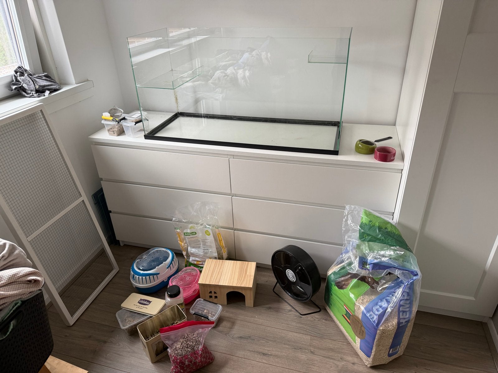 Knaagdieren verblijf met vele extras, Dieren en Toebehoren, Knaagdieren en Konijnen | Hokken en Kooien, Gebruikt, Muis, Hok, 75 tot 110 cm