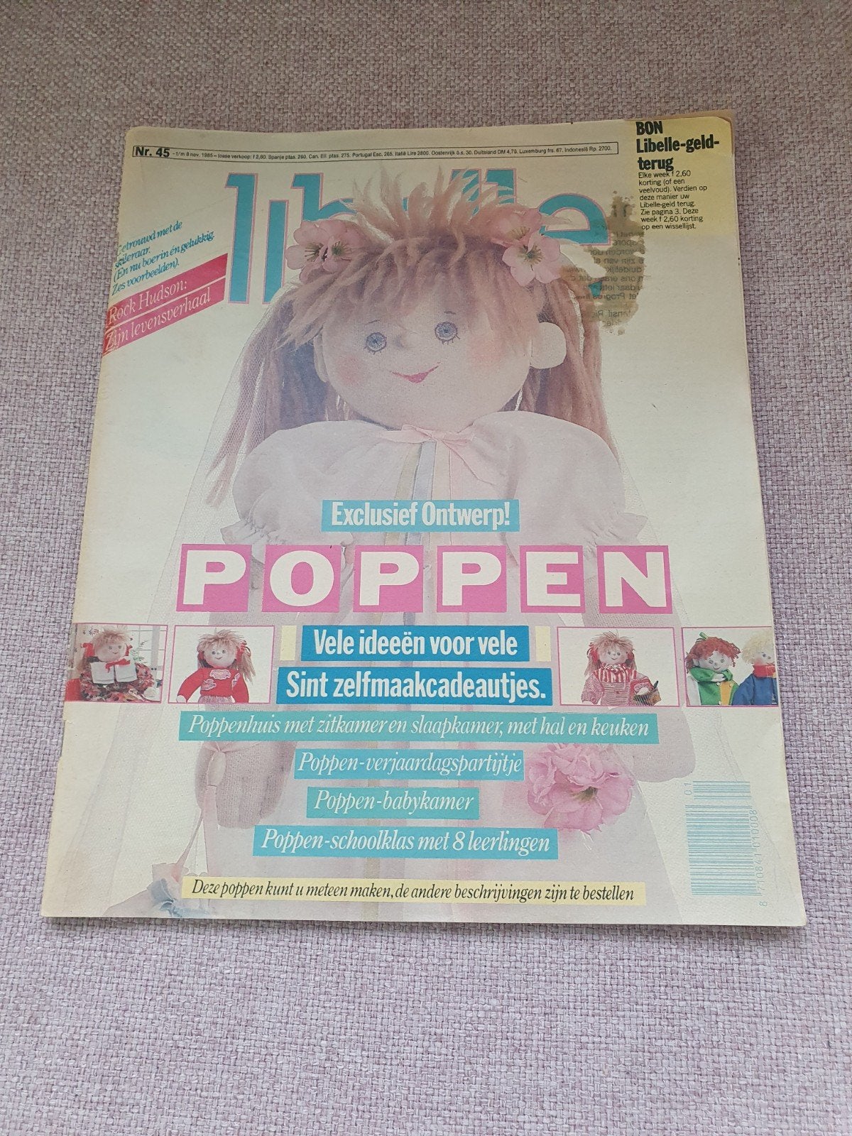 Libelle uit 1985 exclusief ontwerp poppen, Ophalen of Verzenden, Zo goed als nieuw, Breien en Haken