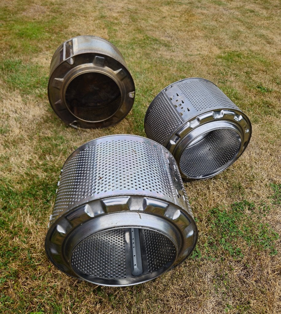 Wastrommels / vuurkorf / zuigkorf, Tuin en Terras, Ophalen, Gebruikt, Vuurkorf