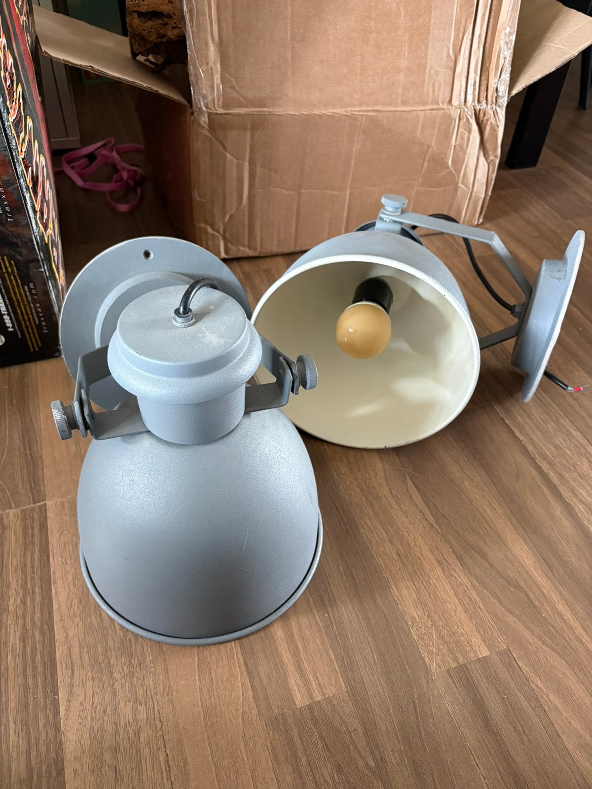 Lampen, Zo goed als nieuw, Metaal, Industrieel, E27 (groot)