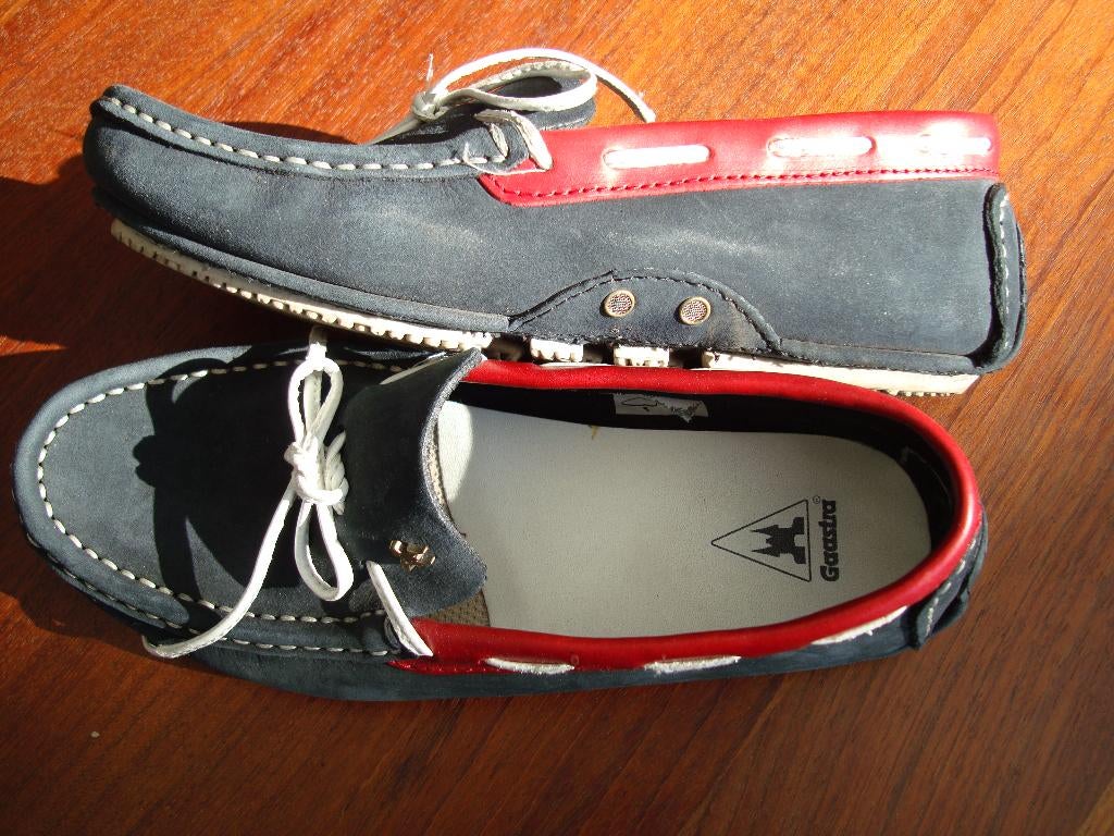 Dames Gaastra instappers blauw maat 36 als nieuw in doos, Gaastra, Blauw, Instappers, Ophalen of Verzenden