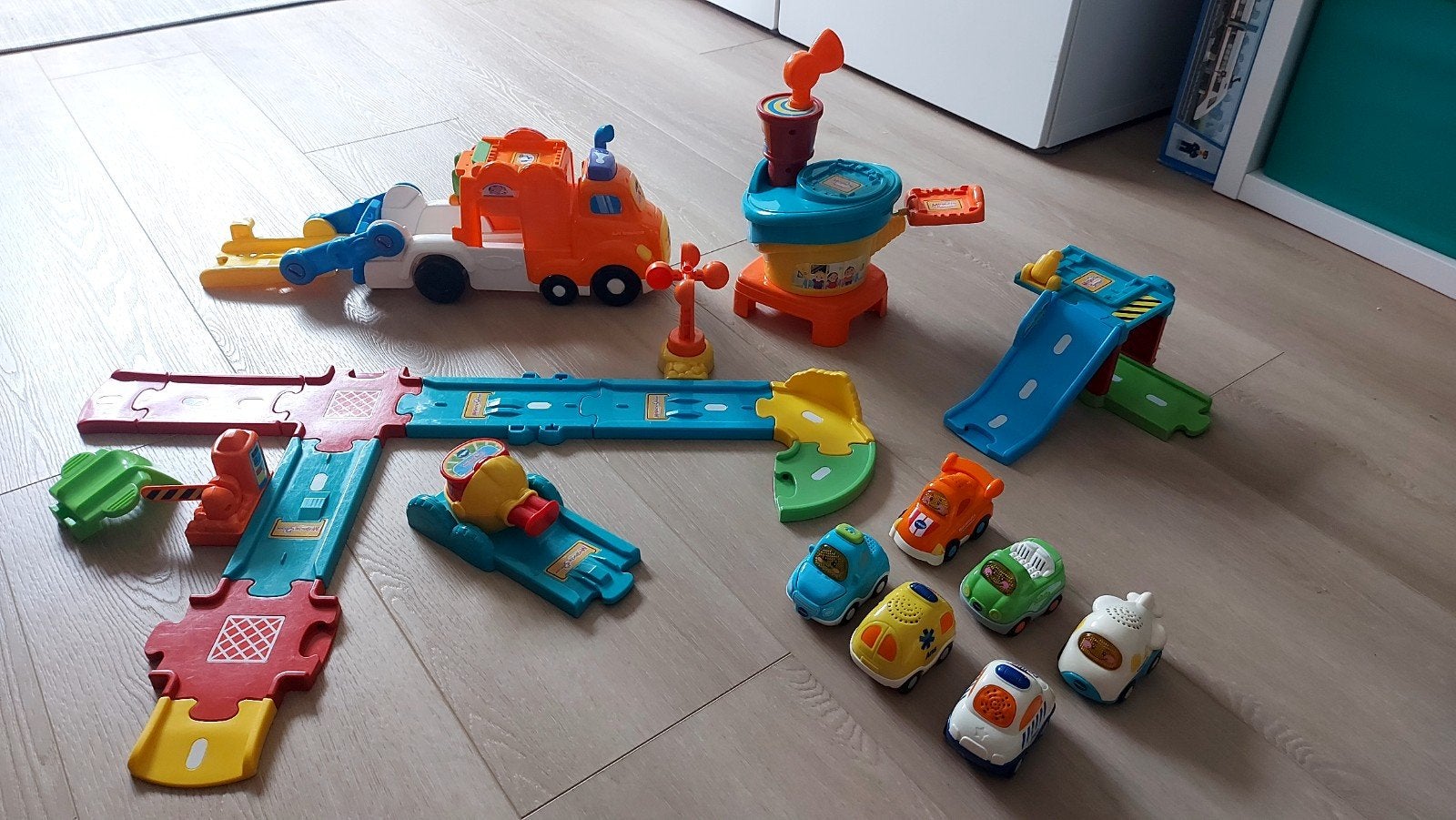 VTech Toet Toet Auto's Speelset met Voertuigen, Ophalen, Gebruikt