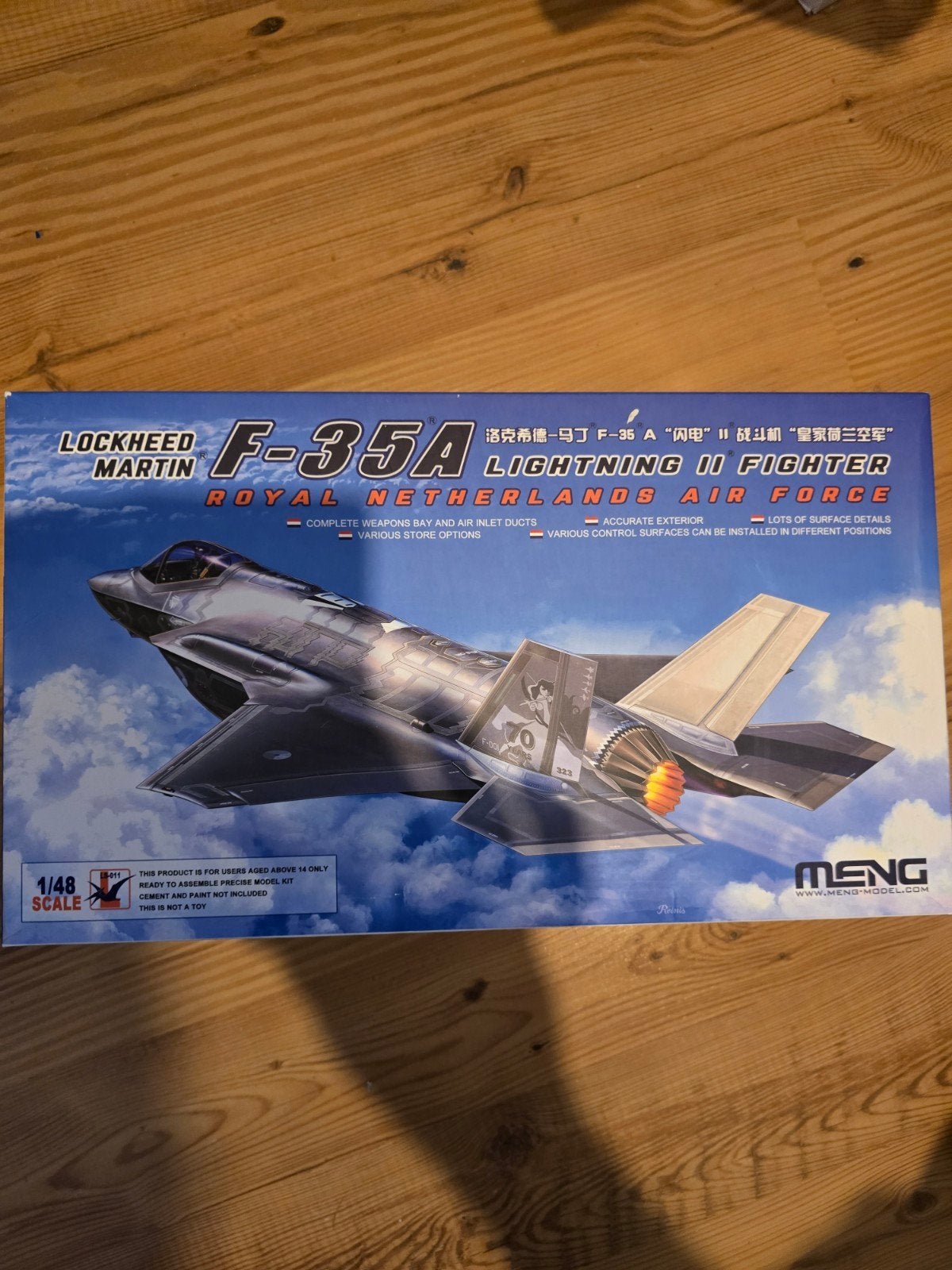 MENG F-35A Lightning II Fighter RNAF plus véél extra's!, Overige merken, Nieuw, Ophalen of Verzenden, Groter dan 1:72