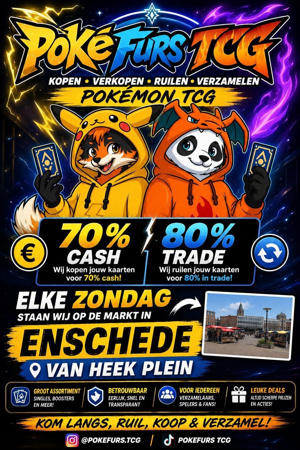 wij zoeken uw pokemon collectie, Ophalen of Verzenden, Nieuw, Meerdere kaarten