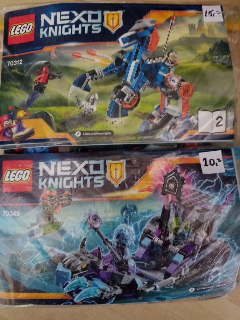 Lego Nexo Knights complete sets 70312 en 70349, Ophalen of Verzenden