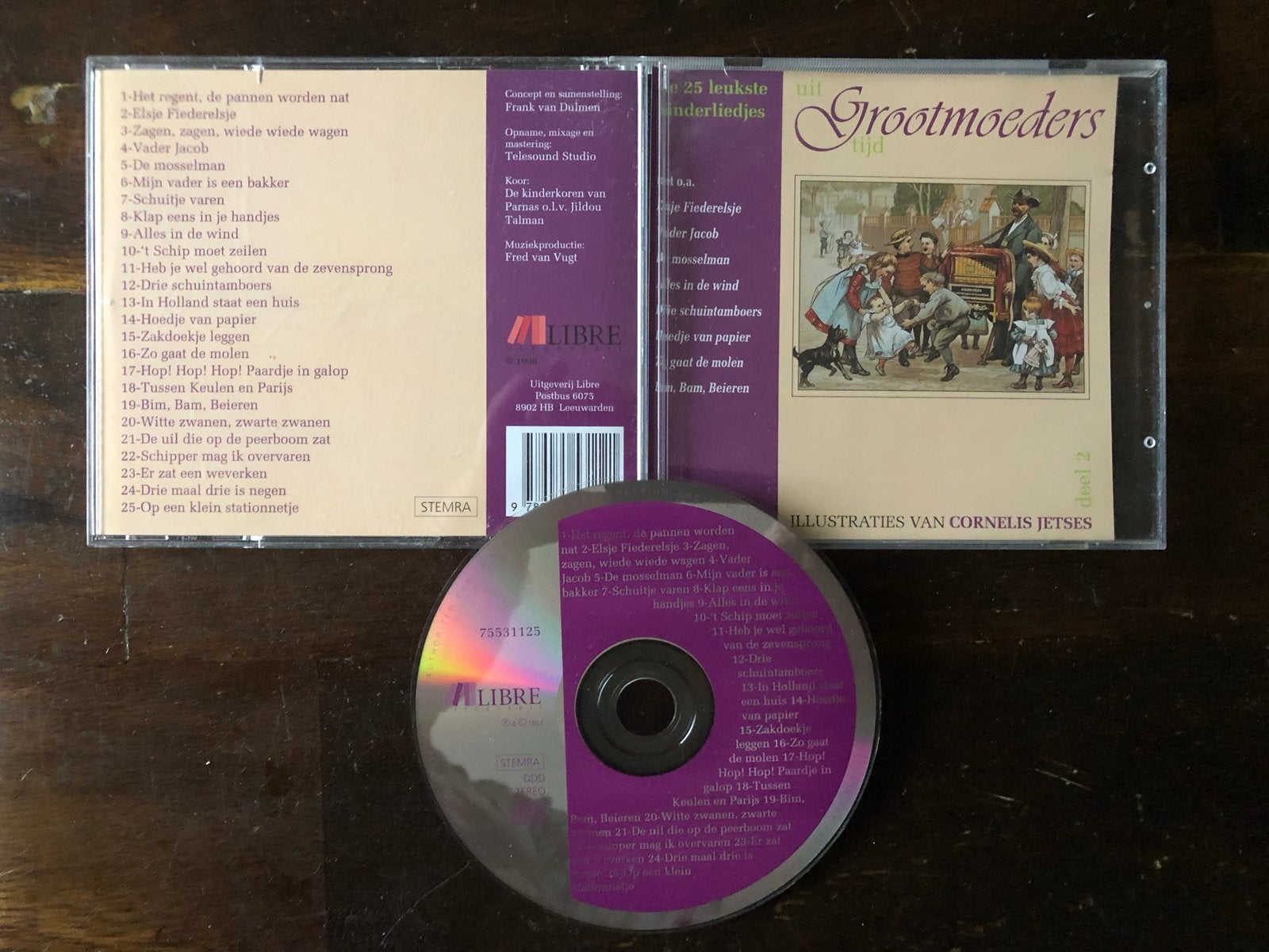 CD: 25 Leukste Kinderliedjes uit Grootmoeders Tijd, Tot 2 jaar, Ophalen of Verzenden, Zo goed als nieuw, Muziek