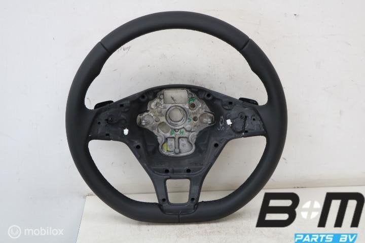 Leder stuur met flippers VW Golf 7 FL 5G0419091BH, Gebruikt