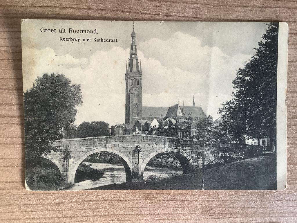 ansichtkaart Roermond, Verzamelen, Ansichtkaarten | Nederland, Ophalen of Verzenden, Voor 1920, Gelopen