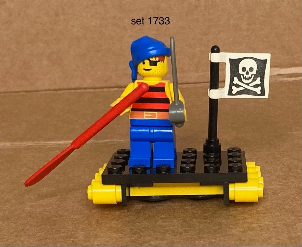 LEGO 1733 Shipwrecked Pirate, Ophalen of Verzenden, Gebruikt