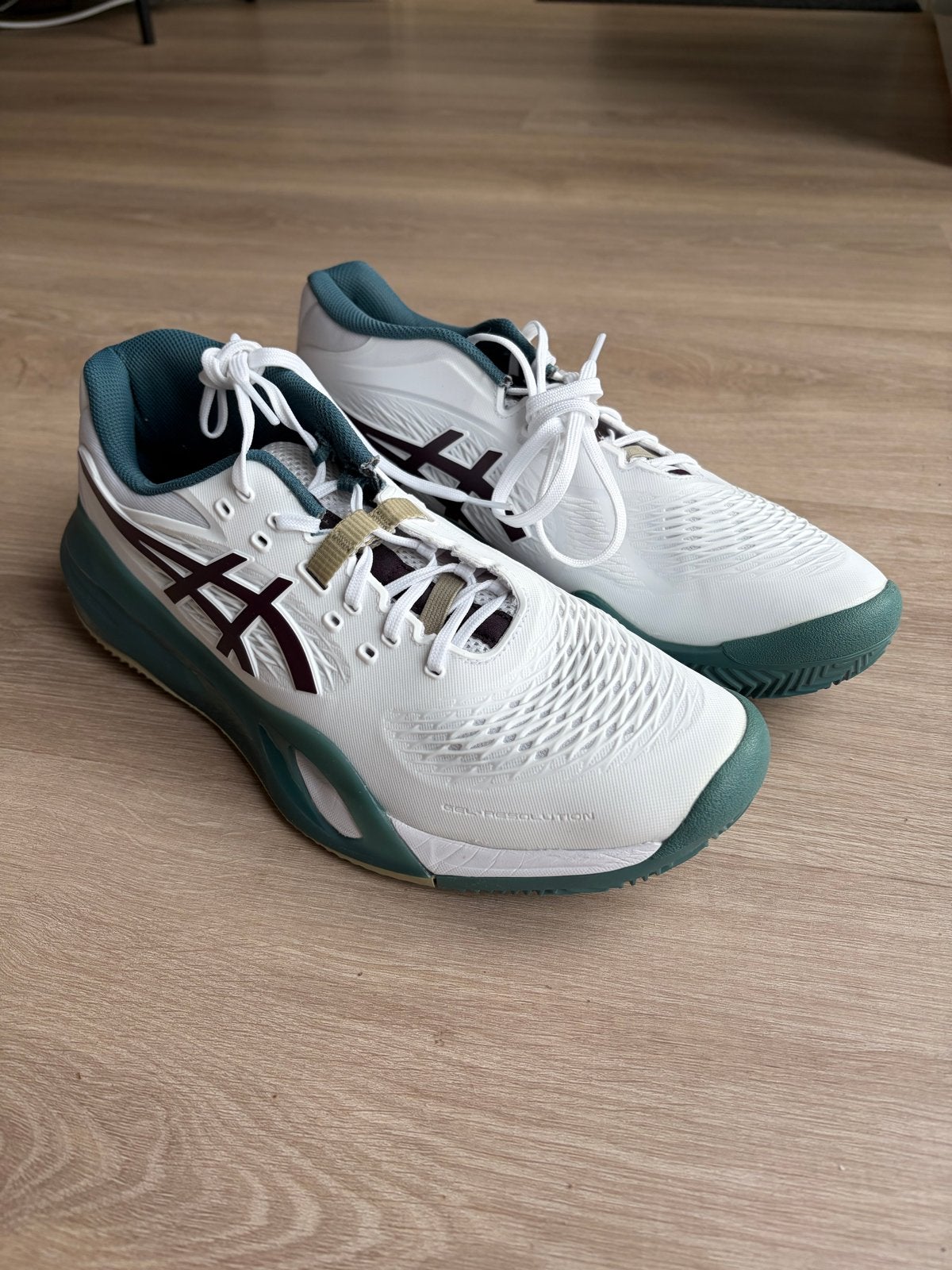 ASICS Gel-Resolution X Tennis / Padel schoen - maat 43,5, Kleding | Heren, Schoenen, Ophalen of Verzenden, Nieuw, Wit, Sportschoenen