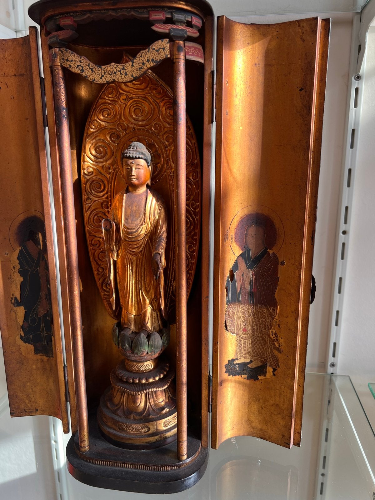 Antieke Japanse Butsudan Boeddha Edo-periode (1600-1868), Antiek en Kunst, Ophalen of Verzenden