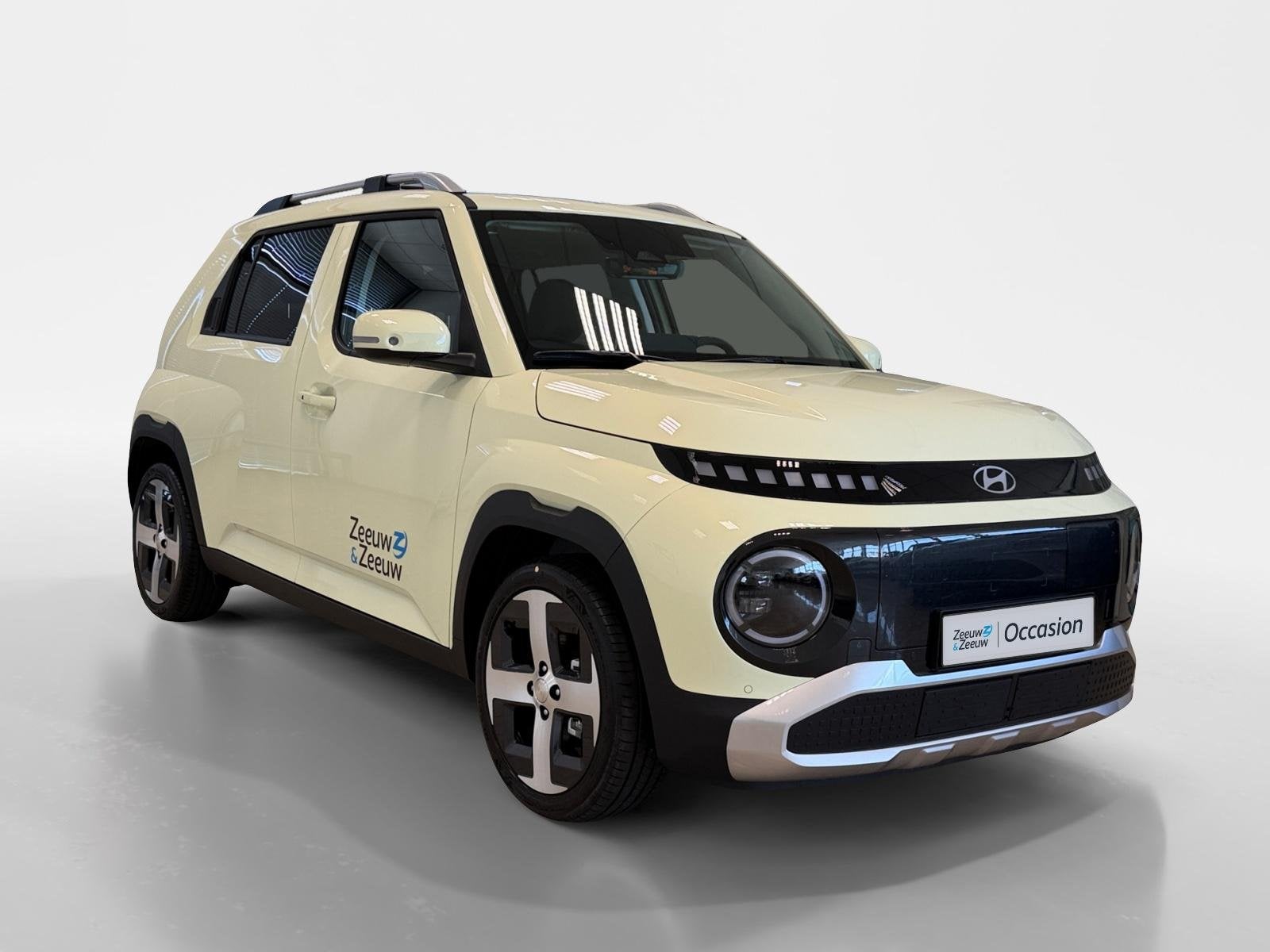 Hyundai INSTER 49KWH | EVOLVE SKY | OPEN DAK | NAVI | CAMERA, Auto's, Stof, 116 pk, SUV of Terreinwagen, 360 km