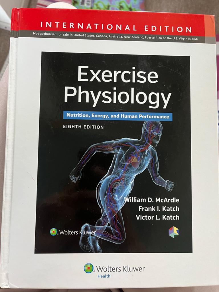 Exercise Physiology - William D. McArdle (8e editie), Boeken, Studieboeken en Cursussen, Zo goed als nieuw, WO, Beta, Ophalen of Verzenden