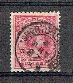 Nederland 1891 nr 37 Prinses Wilhelmina 's HERTOGENBOSCH, Verzenden, Gestempeld, Koningshuis