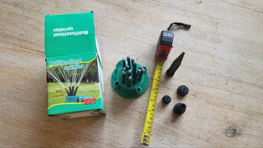 Tuinsproeier 360 multifunctioneel met grondpen - nieuw, Tuin en Terras, Ophalen of Verzenden, Nieuw