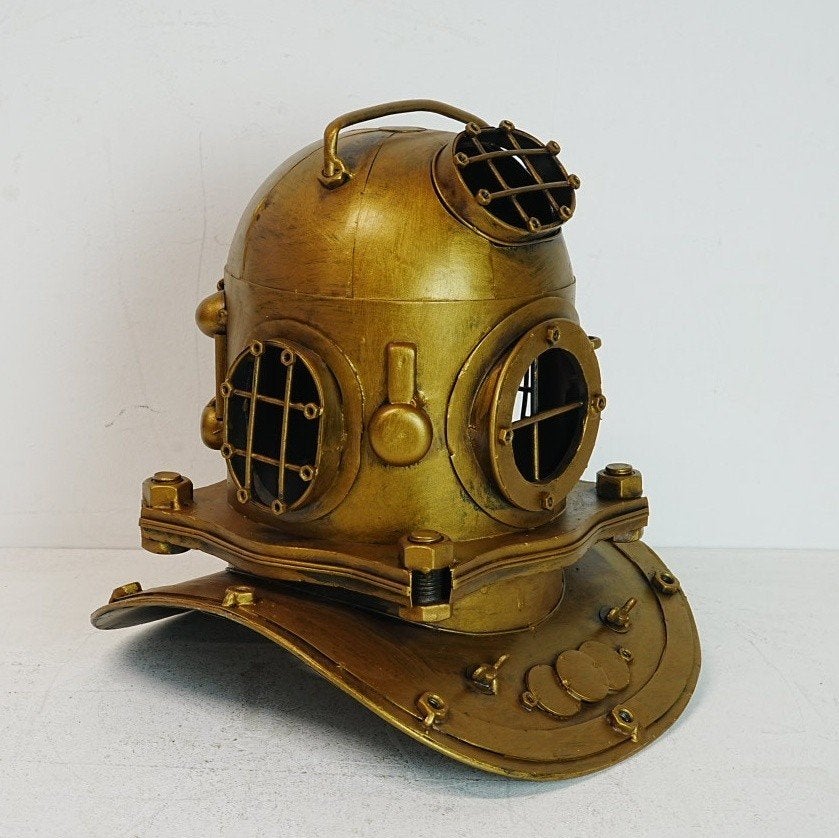 Decoratieve Duikhelm - Vintage Stijl, Ophalen of Verzenden
