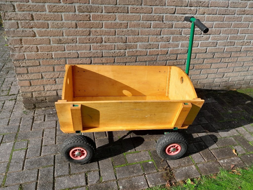 Houten bolderkar met metalen frame, Caravans en Kamperen, Ophalen, Gebruikt