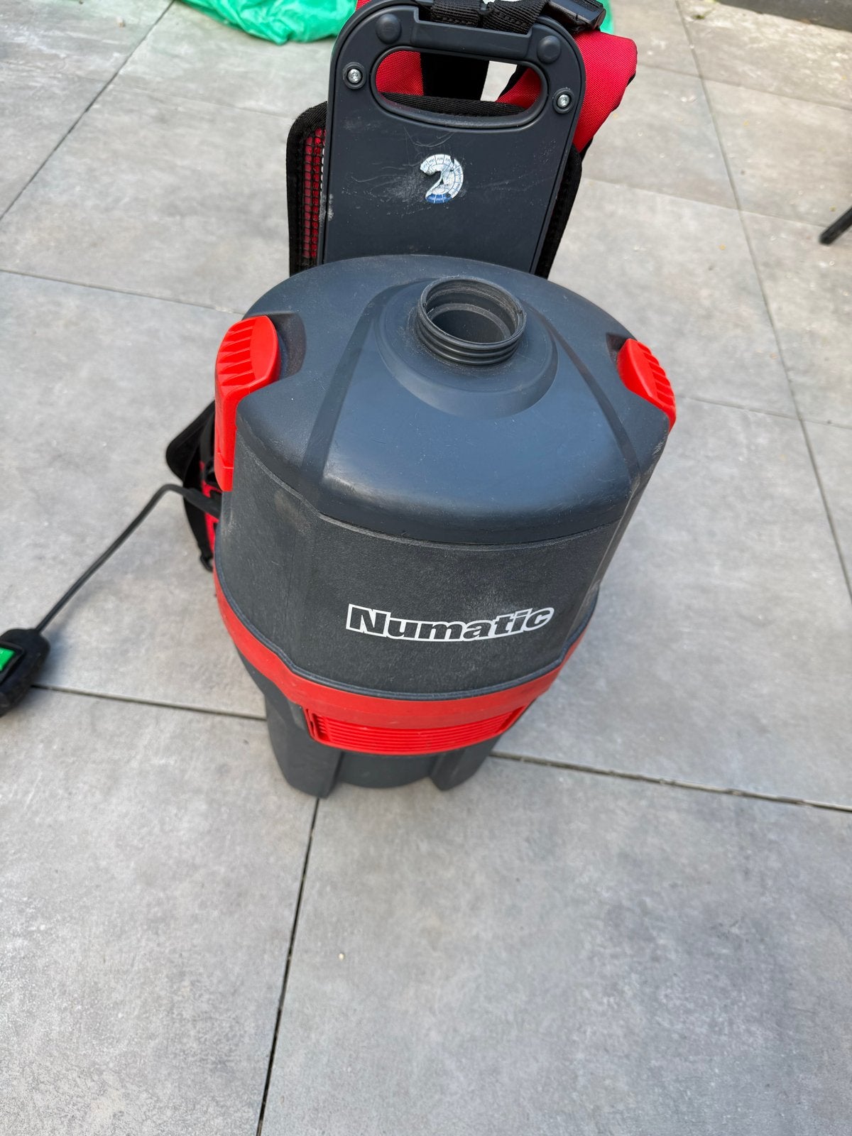 Numatic RSB 150 Rugstofzuiger - Draadloos en Krachtig, Stofzak, Gebruikt, Numatic, Draadloos
