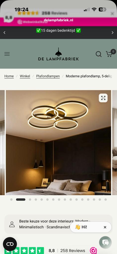 Montage Spanplafond, Ophalen of Verzenden, Zo goed als nieuw, E27 (groot), Led-lamp