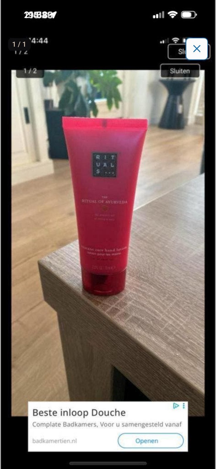 Rituals Ayurveda Handlotion, Ophalen of Verzenden, Nieuw, Bad & Douche