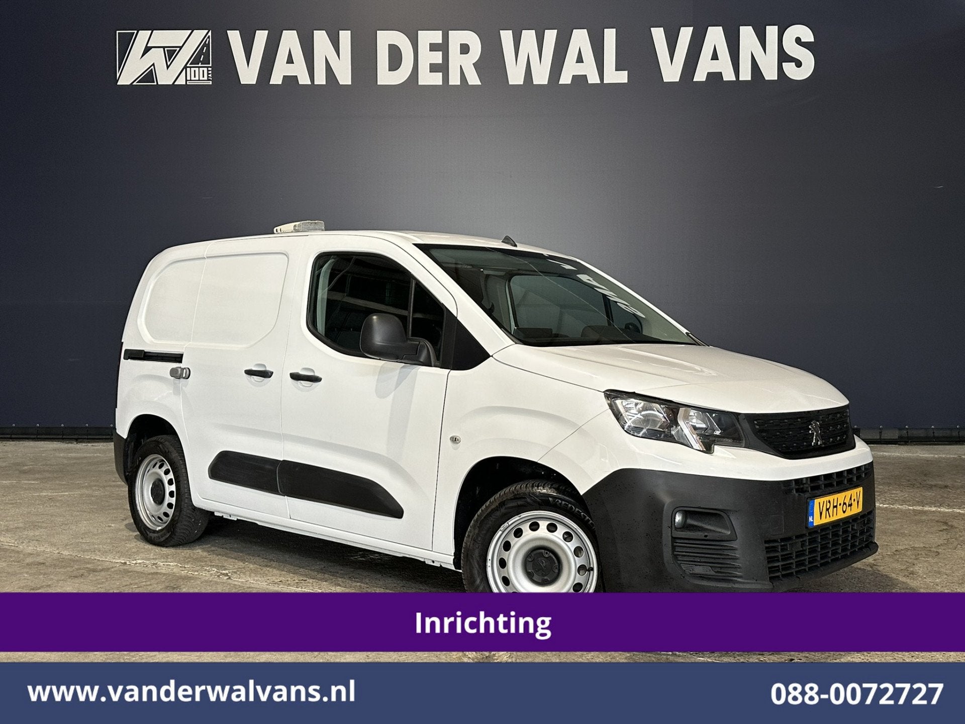 Peugeot Partner 1.5 BlueHDI 102pk L1H1 Inrichting Euro6 Airc, Auto's, Voorwielaandrijving, Dealer onderhouden, Stof, Gebruikt