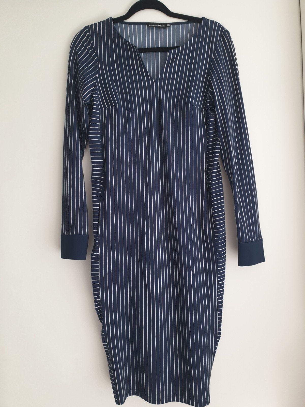 Studio Anneloes Travelstof Jurk - Blauw gestreept, Studio Anneloes, Blauw, Ophalen of Verzenden, Zo goed als nieuw