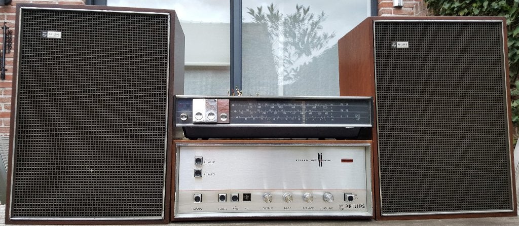 PHILIPS Vintage stereo installatie 1969/1970, Ophalen, Philips, Gebruikt, Losse componenten