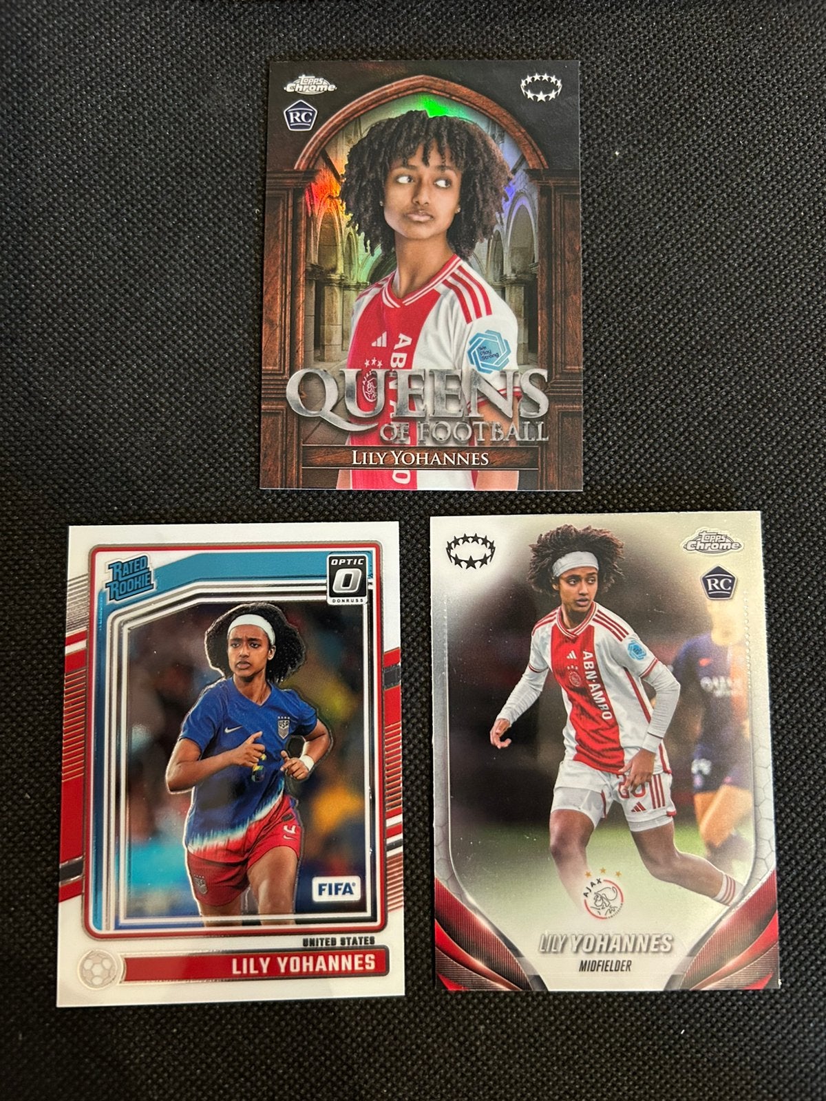 Drie Lily Yohannes rookie kaartjes, Ophalen of Verzenden, Zo goed als nieuw, Plaatje