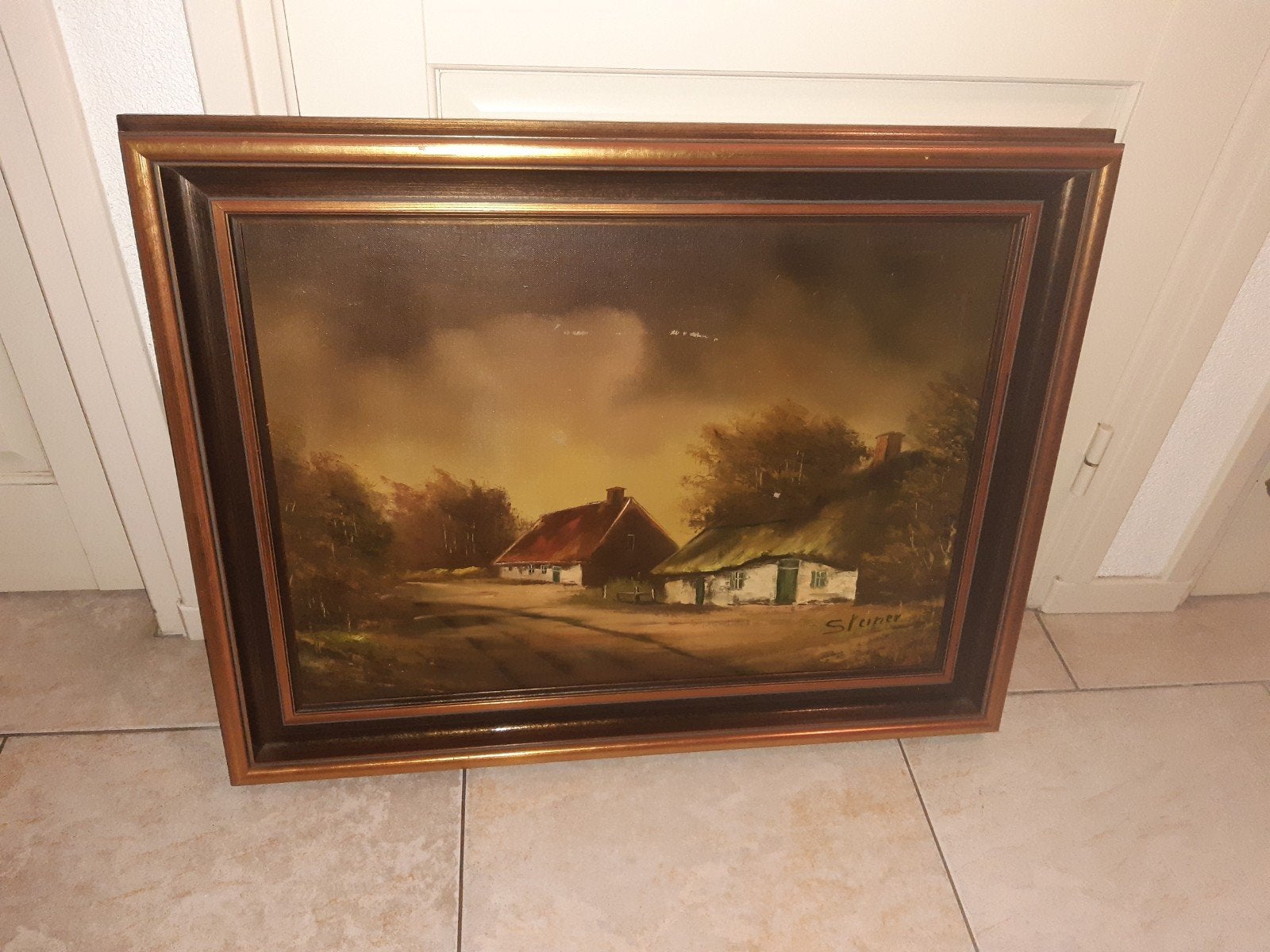 Klassiek schilderij Steiner, Ophalen