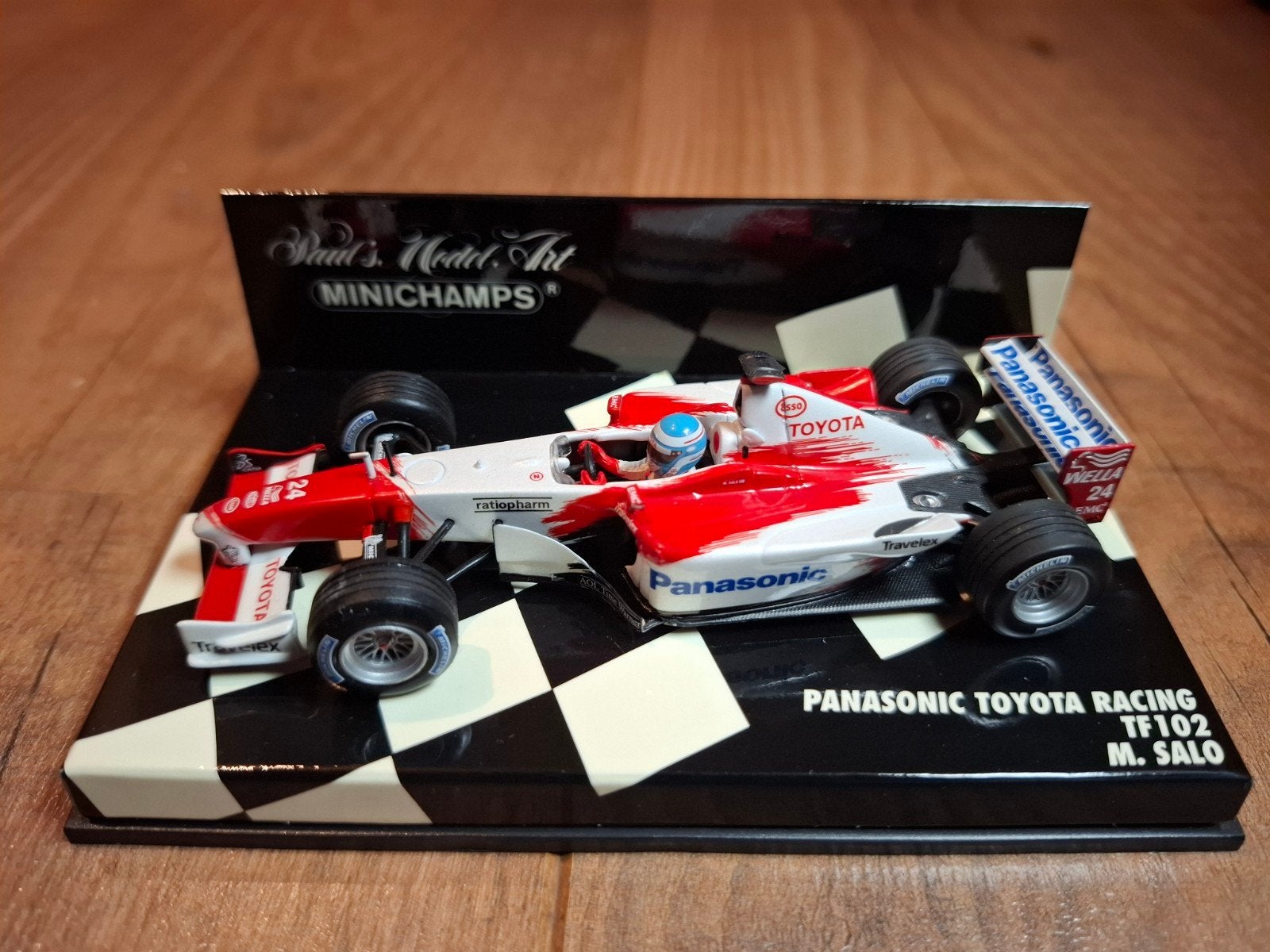 Minichamps Panasonic Toyota Racing TF102 M. Salo F1 model, Ophalen of Verzenden, Zo goed als nieuw, Auto, MiniChamps