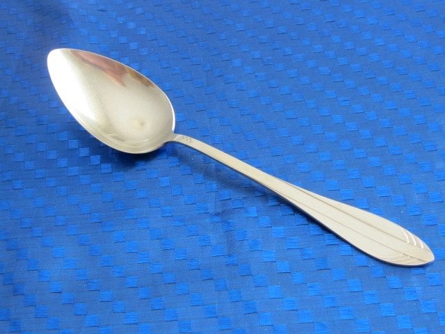 1 groente opscheplepel 25,5cm Gero Zilmeta visgraat 581., Huis en Inrichting, Keuken | Bestek, Gebruikt, Gero, Los bestek, Ophalen of Verzenden