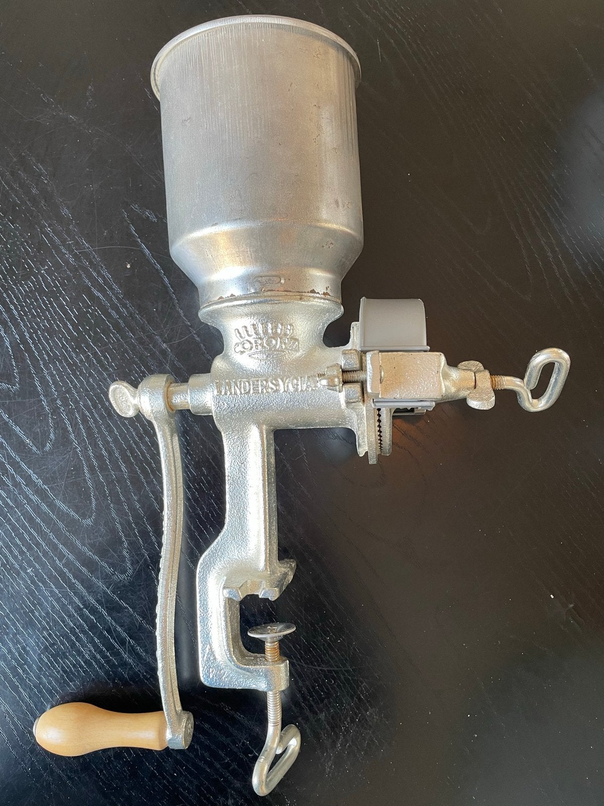 Vintage Corona graanmolen - Handbediende maismolen, Ophalen, Gebruikt