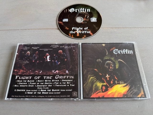 Griffin CD - Flight Of The Griffin, Heavy metal, Ophalen of Verzenden, Zo goed als nieuw, Inclusief doosje