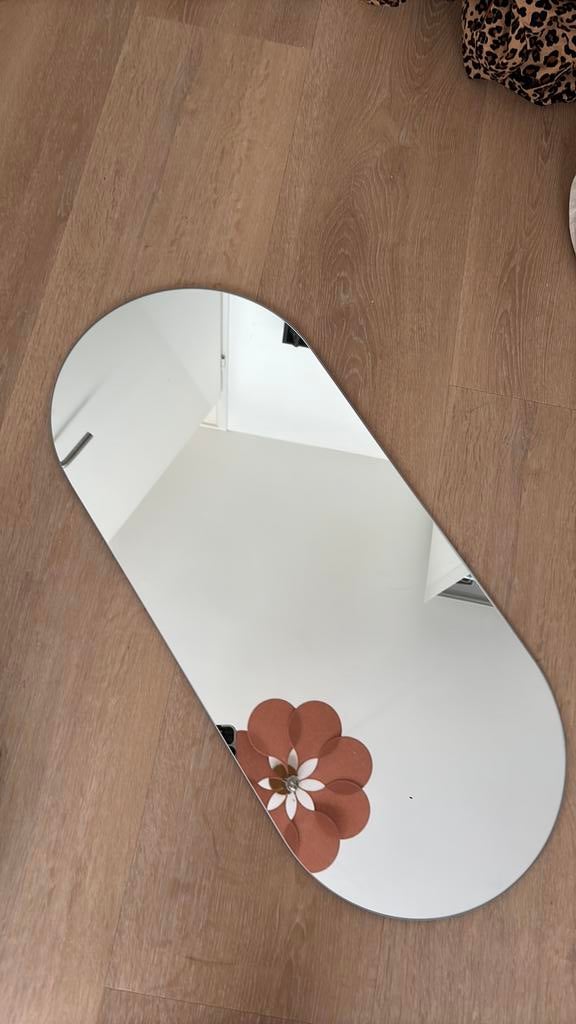 Wandspiegel Vidaxl, Ophalen, Nieuw, Ovaal, Minder dan 100 cm