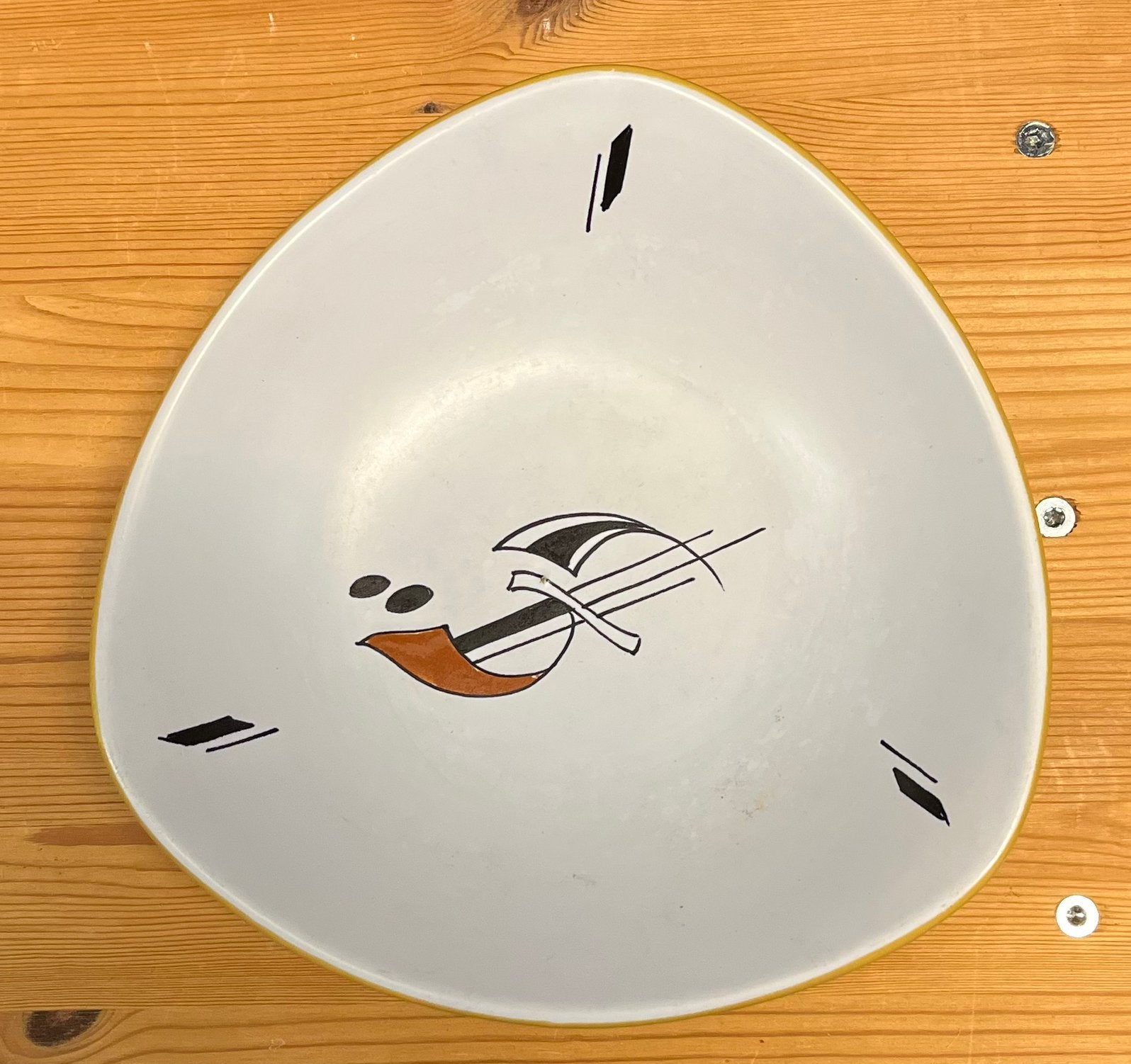Vintage FLORA GOUDA schaaltje. 1002 COMO, Antiek en Kunst, Ophalen