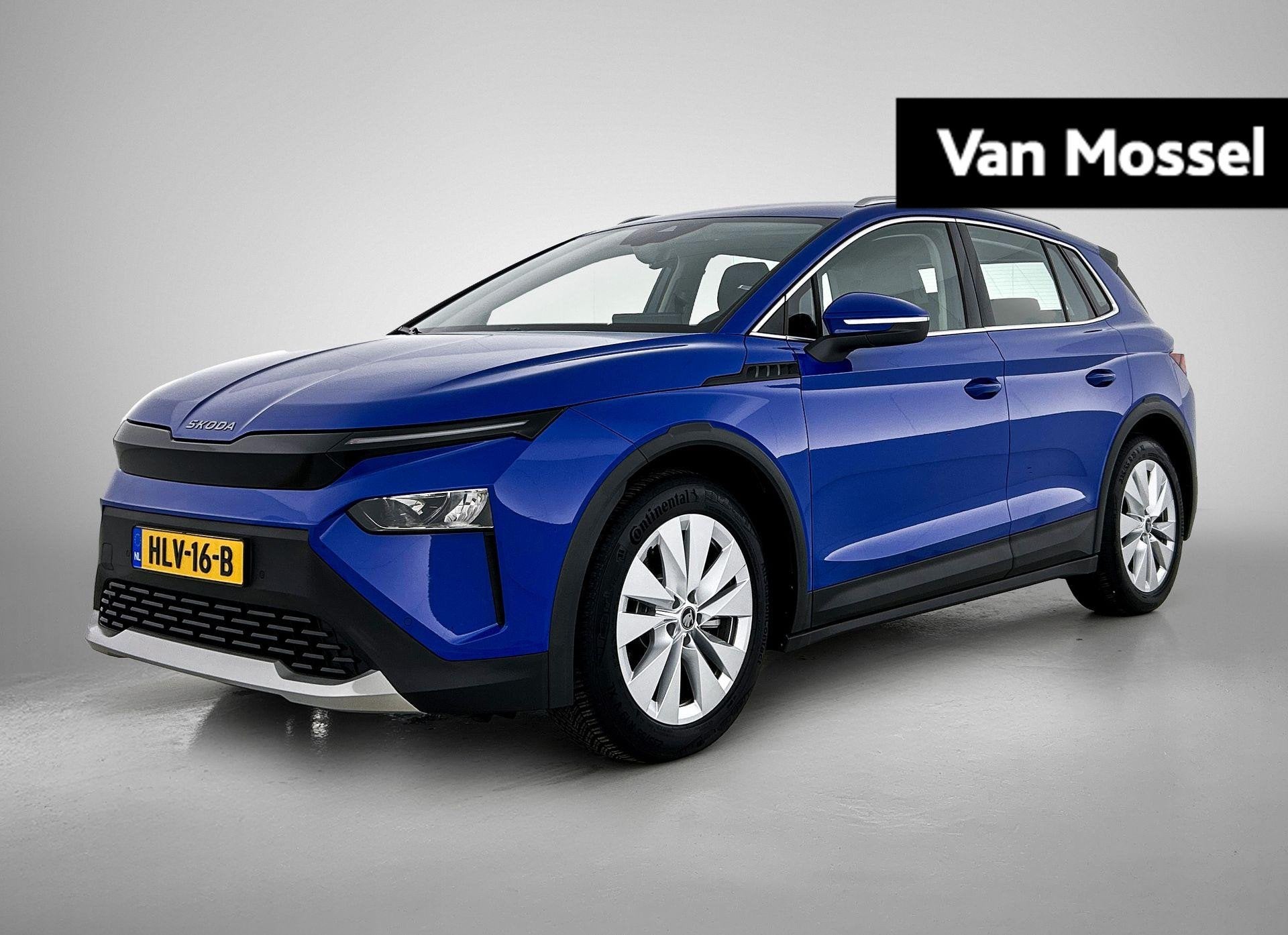 Skoda Elroq 60 Business Edition | STOEL-STUURVERWARMING | NA, Auto's, 12 maanden, Achterwielaandrijving, Gebruikt, Blauw