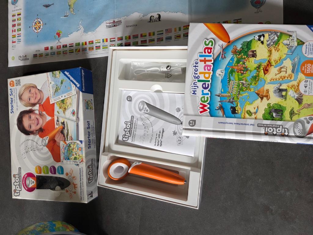 Tiptoi - Starter set + Globe, Ophalen of Verzenden, Gebruikt