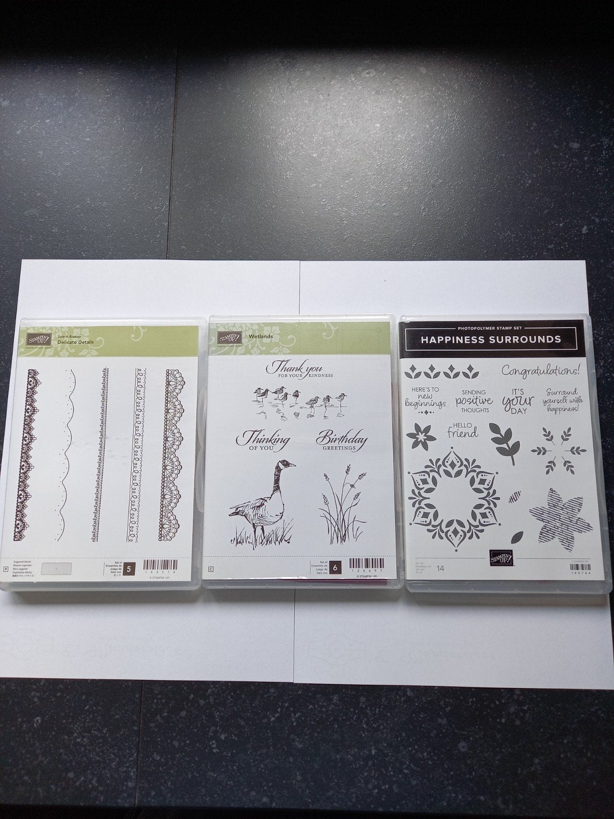 Stampin' Up stempel sets, Ophalen of Verzenden, Gebruikt, Clearstamp