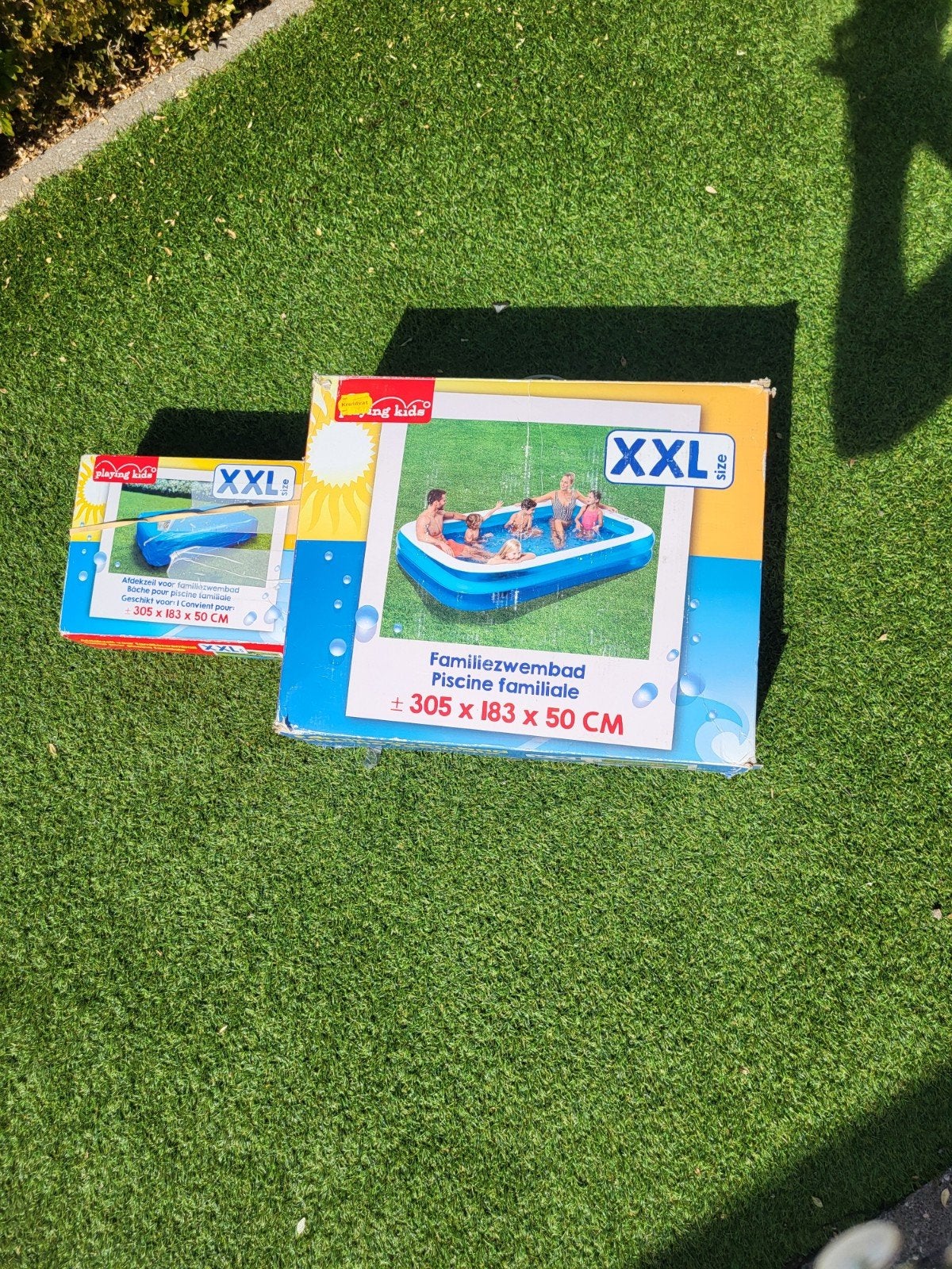 Zwembad XXL + afdekzeil, Ophalen