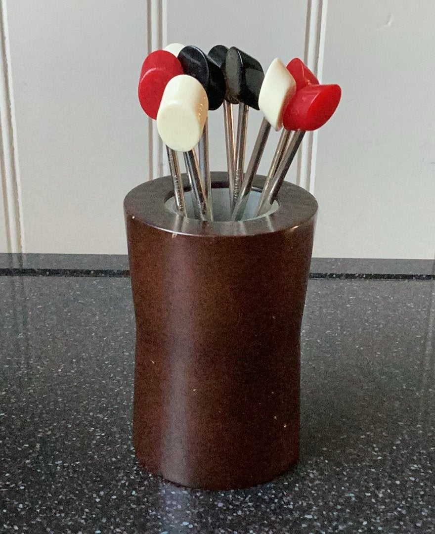 Vintage cocktail prikkers set, Ophalen of Verzenden, Huis en Inrichting
