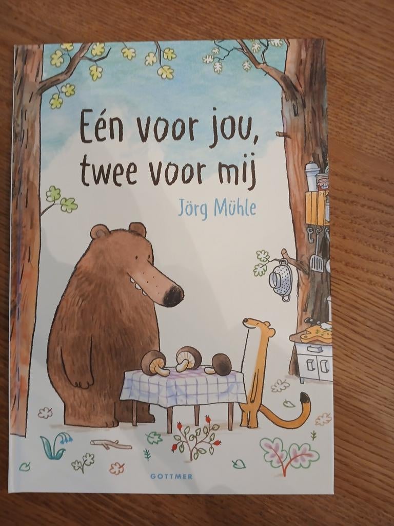 Eén voor jou, twee voor mij - Jörg Mühle prentenboek, Ophalen of Verzenden, Nieuw, Jörg Mühle, Fictie algemeen