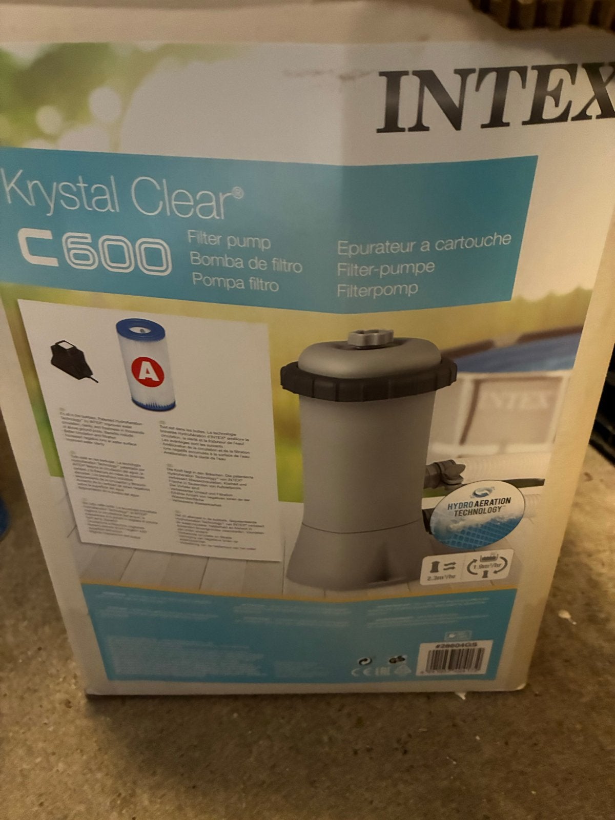 Intex Krystal Clear C600 filterpomp zwembad, Ophalen, Nieuw, Zwembadpomp