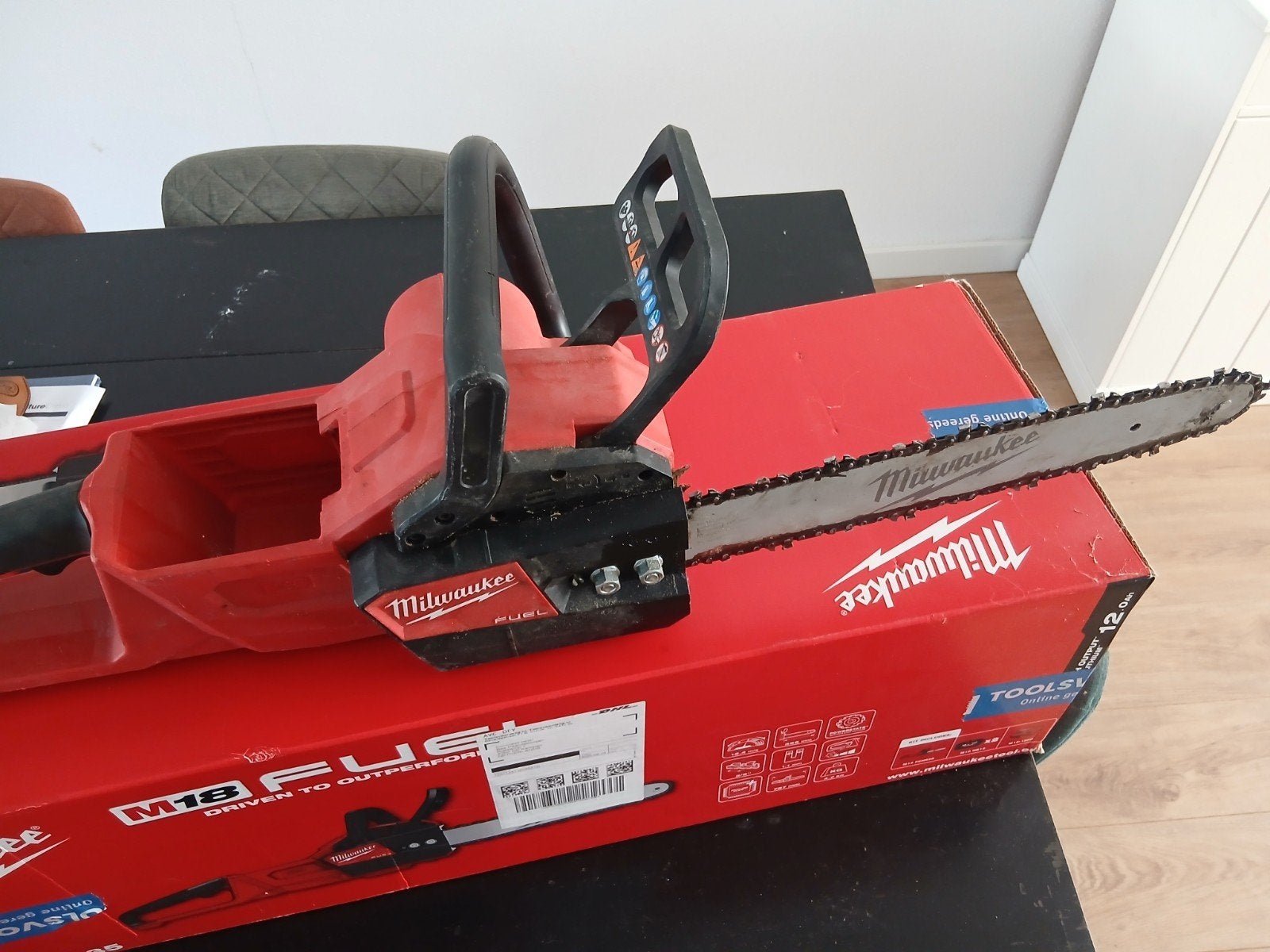 Milwaukee M18 FCHS35-0 Accu Kettingzaag - Zo goed als nieuw