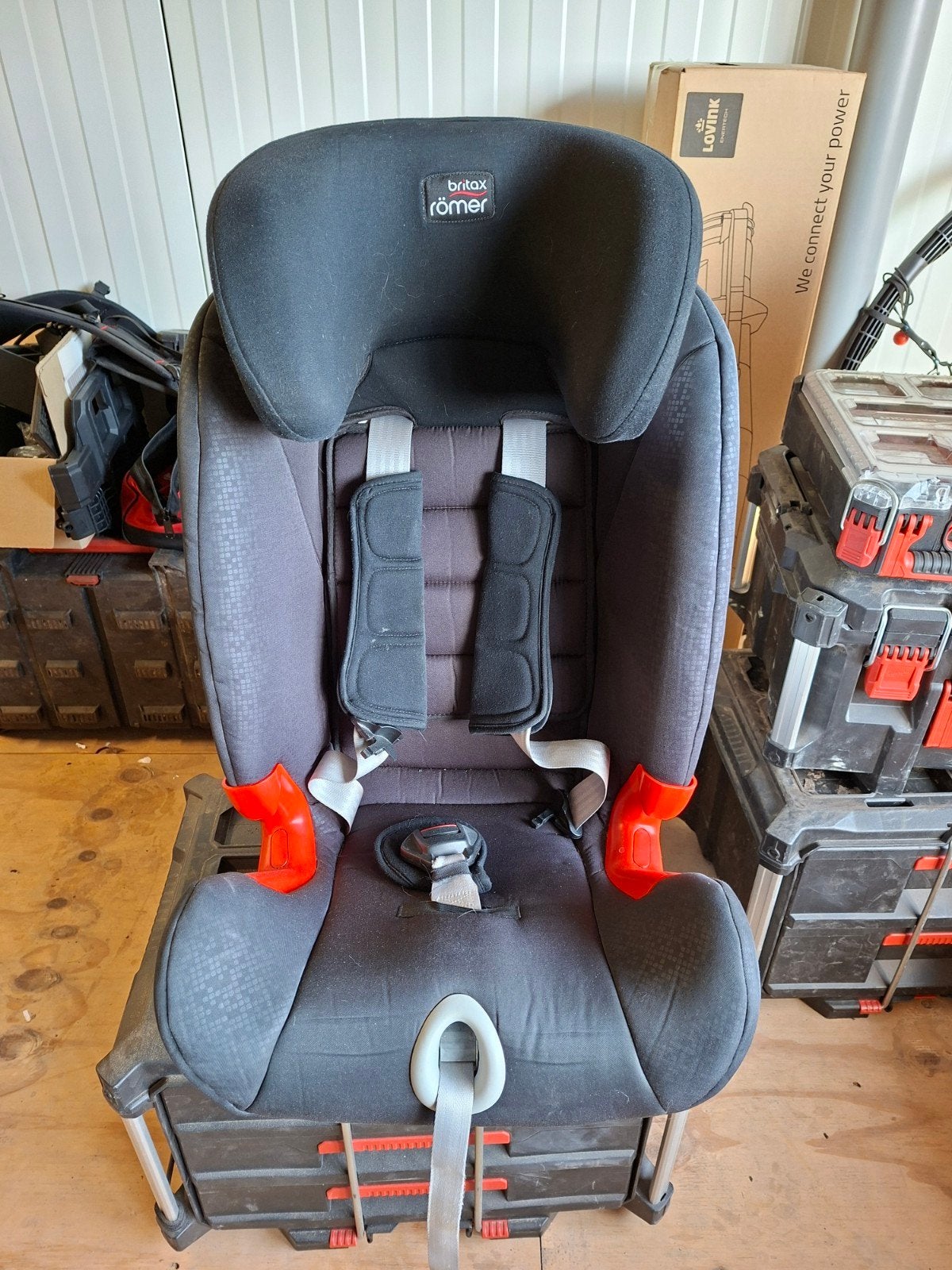Britax Römer ADVANSAFIX RM autostoel - Zwart, Ophalen, Romer, Autogordel of Isofix, Gebruikt