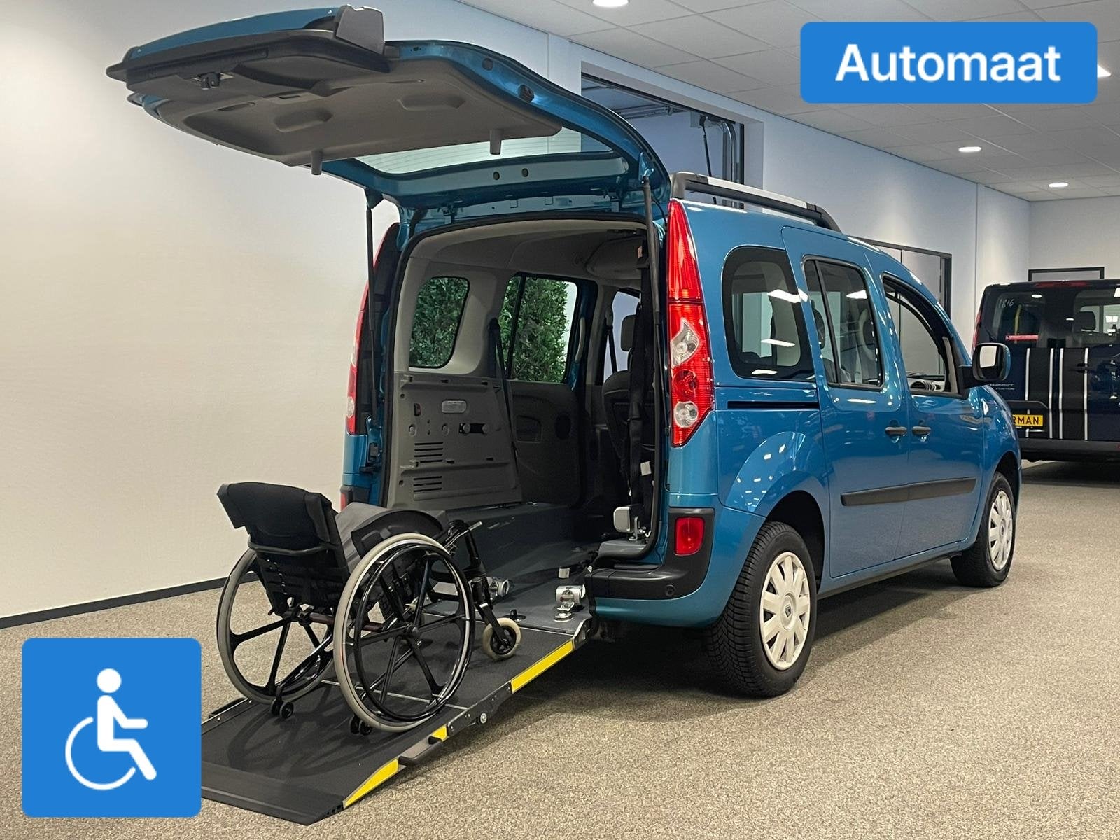 Renault Kangoo Rolstoelauto Automaat 3+1, Auto's, Renault, Automaat, 12 maanden, Stof, Gebruikt