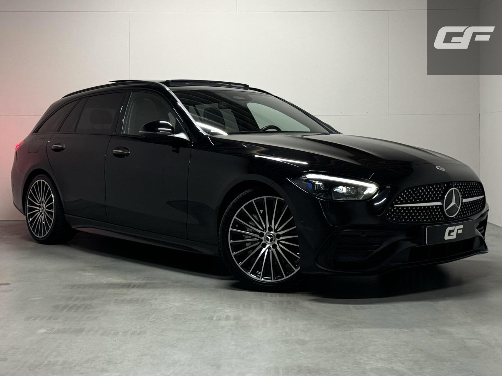 Mercedes C-klasse Estate 200 AMG Pano 360° Memory Carplay T, Auto's, Automaat, Dealer onderhouden, 4 cilinders, Met garantie (alle)