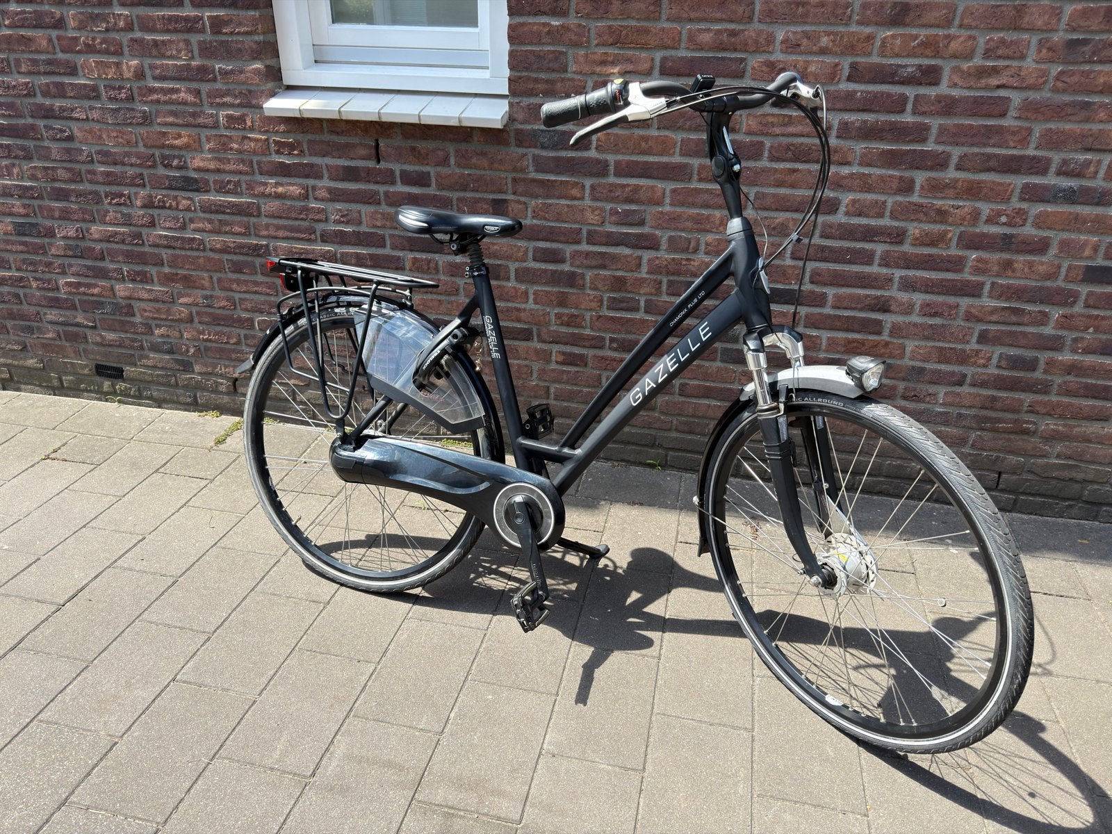 Gazelle Chamonix Plus C7 Damesfiets 53 cm – 7 Versnellingen, Ophalen, 53 tot 56 cm, Velgrem, Versnellingen